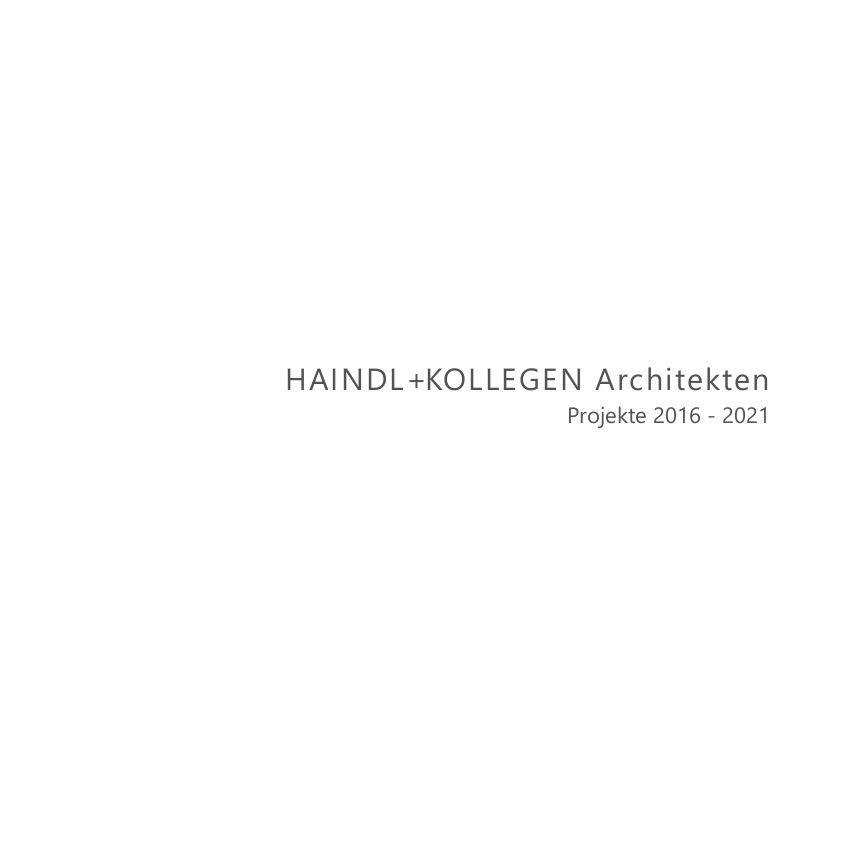 Haindl + Kollegen 2016 - 2021